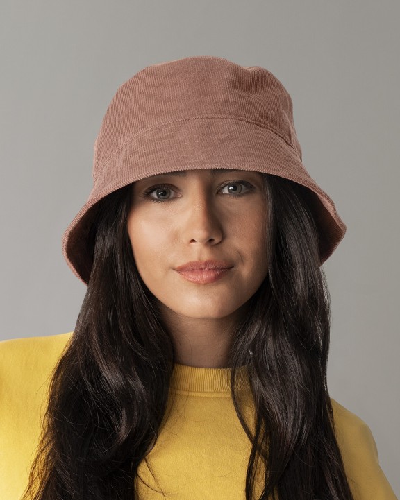 BEECHFIELD EARTHAWARE® ORGANIC CORD BUCKET HAT Bob-Muetze personalisierbar