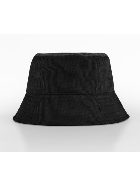 BEECHFIELD EarthAware® Organic Cord Bucket Hat noir personnalisable