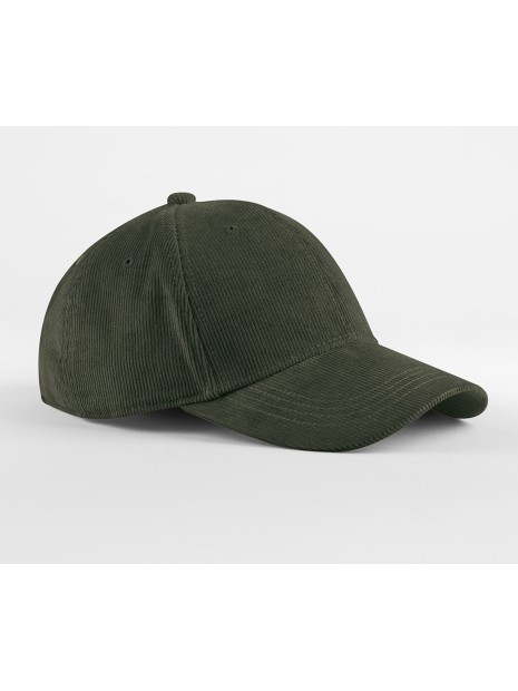 BEECHFIELD EARTHAWARE® ORGANIC CORD BASEBALL CAP forest night personnalisable