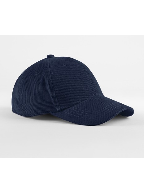 BEECHFIELD EARTHAWARE® ORGANIC CORD BASEBALL CAP oxford navy personnalisable