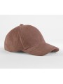 BEECHFIELD EARTHAWARE® ORGANIC CORD BASEBALL CAP redwood personnalisable