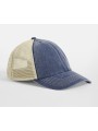 BEECHFIELD 6 Panel Vintage Trucker vintage denim/stone personnalisable