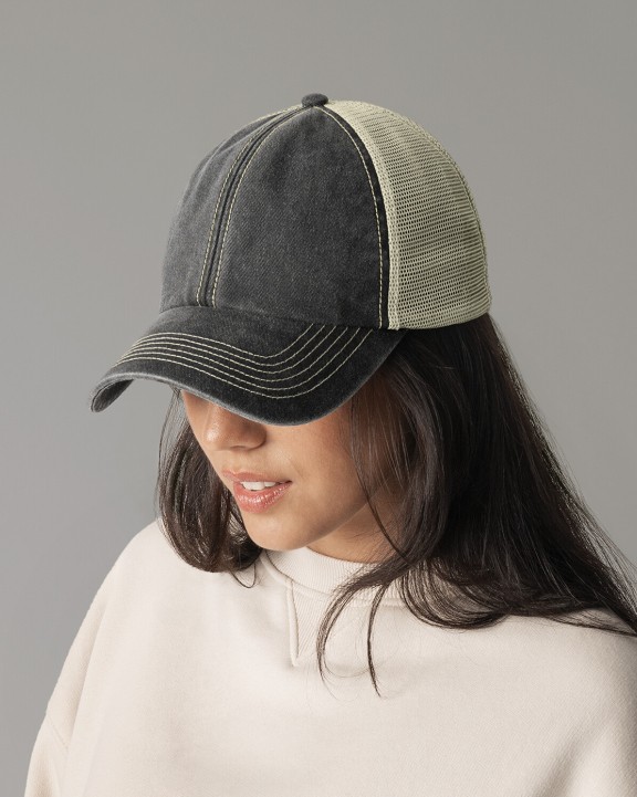 Casquette personnalisable BEECHFIELD 6 Panel Vintage Trucker