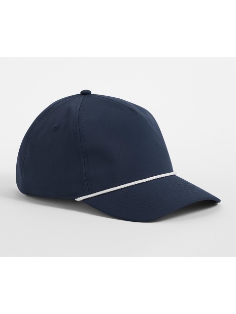 BEECHFIELD Rope Detail Golf Cap french marine / blanc personnalisable