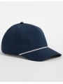 BEECHFIELD Rope Detail Golf Cap bleu marine/blanc personnalisable