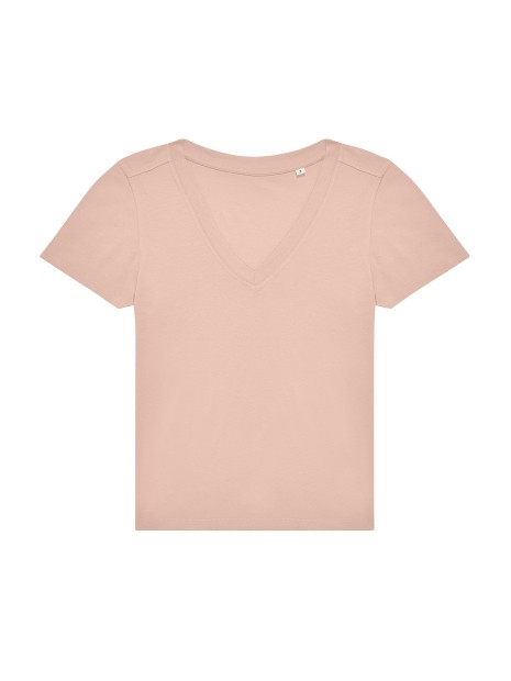 B&C #E150 V T-Shirt /women soft rose personnalisable