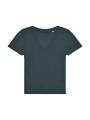 B&C #E150 V T-Shirt /women amalfi teal personnalisable