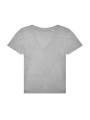 B&C #E150 V T-Shirt /women gris sport personnalisable