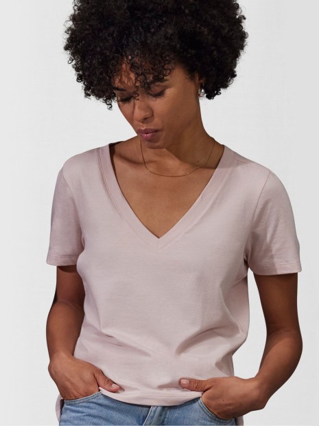 T-Shirts à personnaliser B&C #E150 V T-Shirt /women 