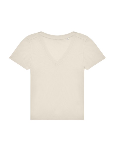 B&C #E150 V T-Shirt /women beige personnalisable