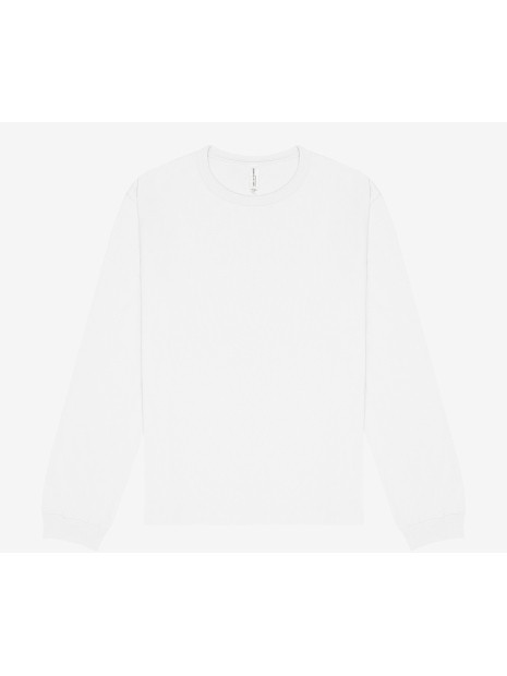 BELLA-CANVAS Unisex Long Sleeve Heavy Tee blanc personnalisable
