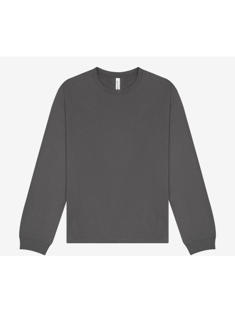 BELLA-CANVAS Unisex Long Sleeve Heavy Tee ASPHALTE personnalisable