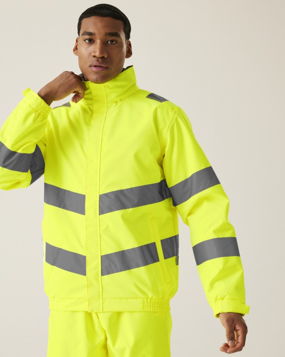 Veste personnalisable REGATTA HI-VIS PRO CONTRACT DOVER JACKET