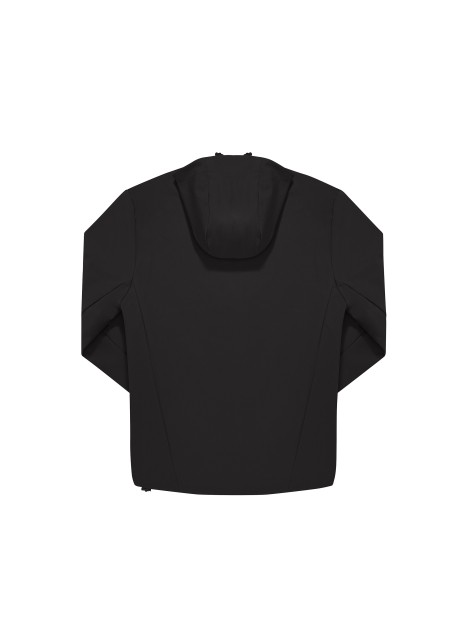 B&C Reset 3Lr Hooded Softshell noir personnalisable