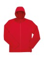 B&C Reset 3Lr Hooded Softshell rouge personnalisable