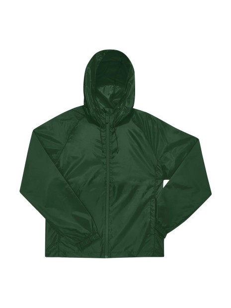 B&C Reset Lined Windbreaker vert bouteille personnalisable