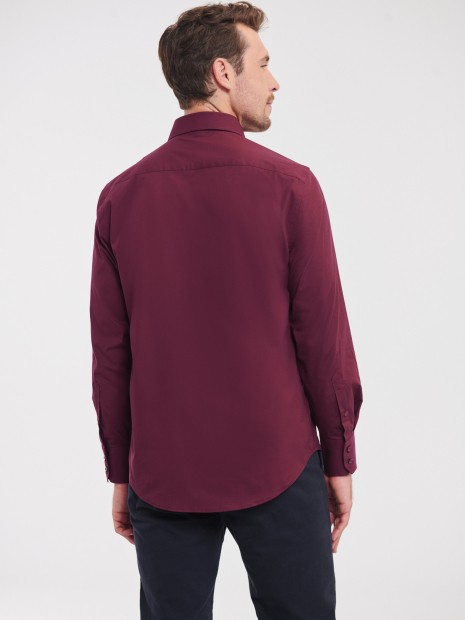 Chemises à personnaliser RUSSELL Chemise fittée homme manches longues 