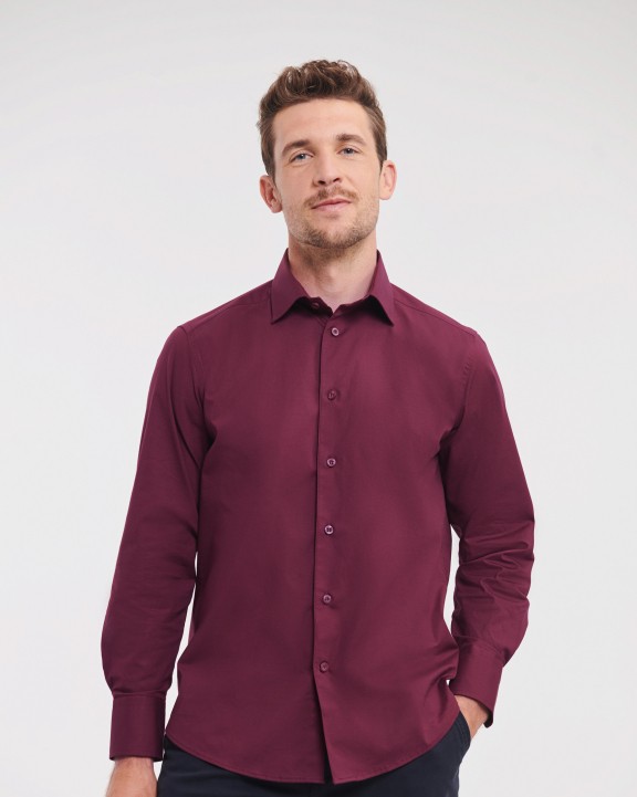 Chemise personnalisable RUSSELL Chemise fittée homme manches longues