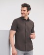 Hemd RUSSELL Men's Easy Care Fitted overhemd met korte mouwen voor bedrukking &amp; borduring
