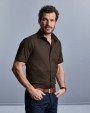 RUSSELL Men''s Short Sleeve Easy Care Fitted Shirt Hemd personalisierbar