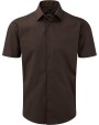 Hemd RUSSELL Men's Easy Care Fitted overhemd met korte mouwen voor bedrukking &amp; borduring