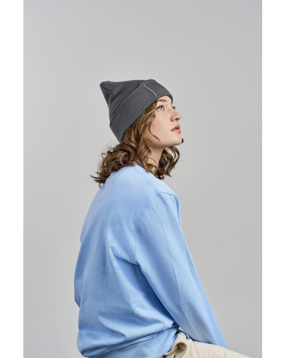 Bonnet, Écharpe & Gant personnalisable ATLANTIS Wind-S Beanie with Patch