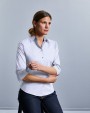 RUSSELL Ladies'' 3/4 Sleeve Easy Care Fitted Shirt Hemd personalisierbar