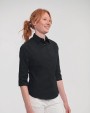 RUSSELL Ladies'' 3/4 Sleeve Easy Care Fitted Shirt Hemd personalisierbar