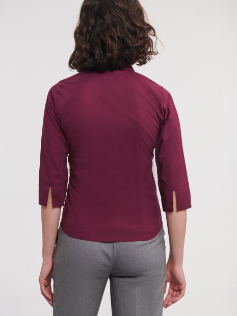 Chemises à personnaliser RUSSELL Chemise fittée femme manches 3/4 