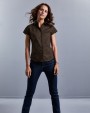 RUSSELL Ladies' Short Sleeve Easy Care Fitted Shirt Hemd personalisierbar