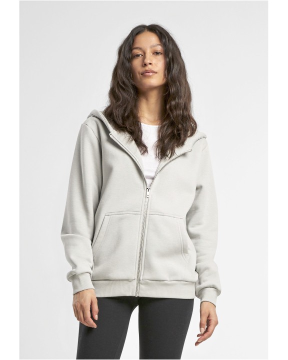 Sweat-shirt personnalisable BUILD YOUR BRAND Ladies Fluffy Zip Hoody
