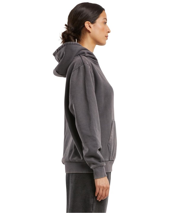 BUILD YOUR BRAND Ladies Vintage Heavy Hoody Sweatshirt personalisierbar