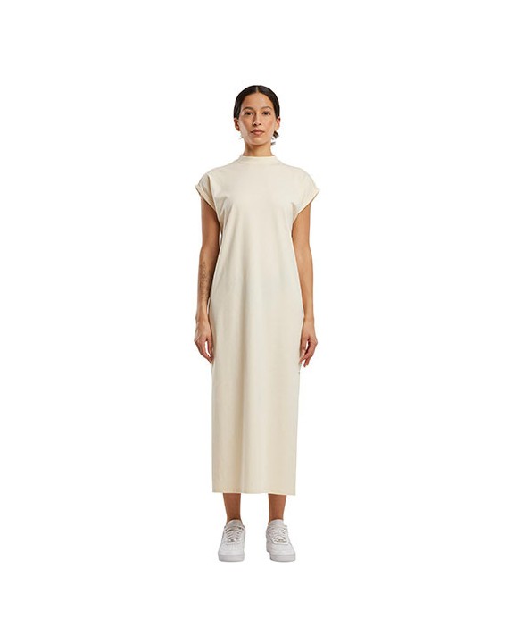 Robe personnalisable BUILD YOUR BRAND Ladies Long Extended Shoulder Dress