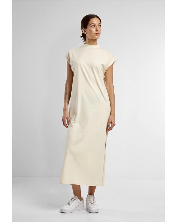 Robe personnalisable BUILD YOUR BRAND Ladies Long Extended Shoulder Dress