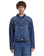 Veste personnalisable BUILD YOUR BRAND Heavy Ounce Boxy Denim Jacket