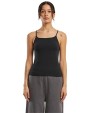 T-shirt personnalisable BUILD YOUR BRAND Ladies Stretch Jersey Short Slim Top