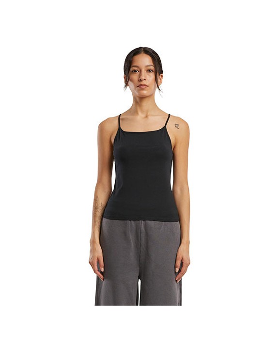T-shirt personnalisable BUILD YOUR BRAND Ladies Stretch Jersey Short Slim Top