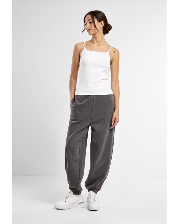 T-shirt BUILD YOUR BRAND Ladies Stretch Jersey Short Slim Top voor bedrukking &amp; borduring