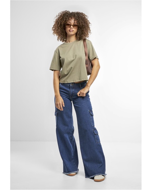 T-shirt personnalisable BUILD YOUR BRAND Sorona® Ladies Regular Boxy Tee