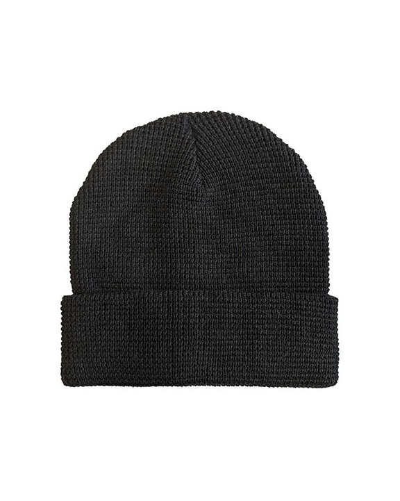 Bonnet, Écharpe & Gant personnalisable L-MERCH Knitted Beanie Waffle Look