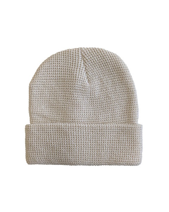 Bonnet, Écharpe & Gant personnalisable L-MERCH Knitted Beanie Waffle Look