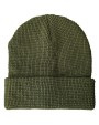 L-MERCH Knitted Beanie Waffle Look Mütze, Schal & Handschuh personalisierbar