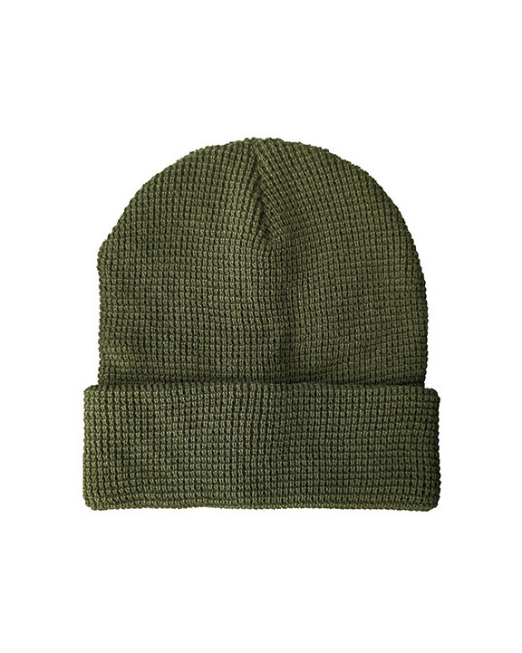 Bonnet, Écharpe & Gant personnalisable L-MERCH Knitted Beanie Waffle Look
