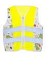 KORNTEX Children´s Safety Vest Action Dinosaurs CO² Neutral Warnweste personalisierbar