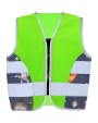 KORNTEX Children´s Safety Vest Action Aerospace CO² Neutral Warnweste personalisierbar