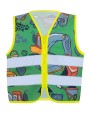 KORNTEX Children´s Safety Vest Action Working Heroes CO² Neutral Warnweste personalisierbar
