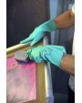 KORNTEX Nitrile Gloves Velourised Ankara Mütze, Schal & Handschuh personalisierbar