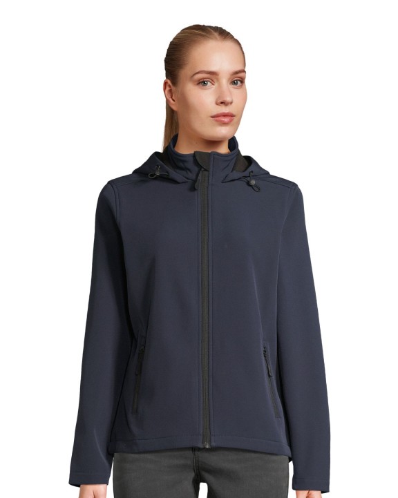 SOL'S Women´s Race Softshell Hooded Jacket Softshell personalisierbar