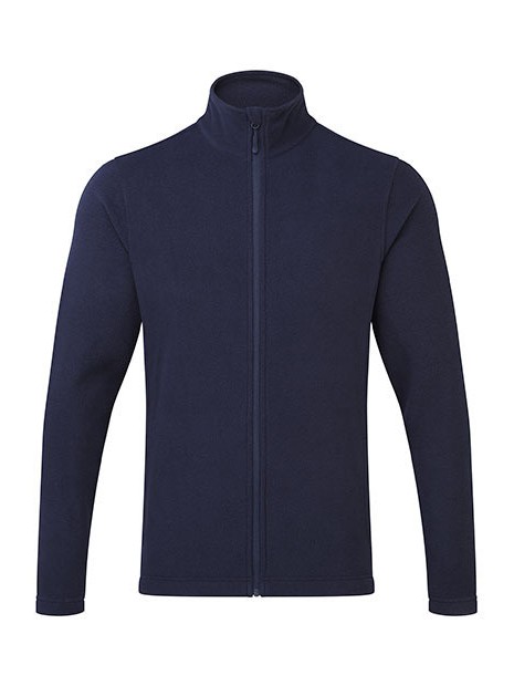 PREMIER Men´s ´Recyclight´ Full Zip Micro Fleece bleu marine personnalisable