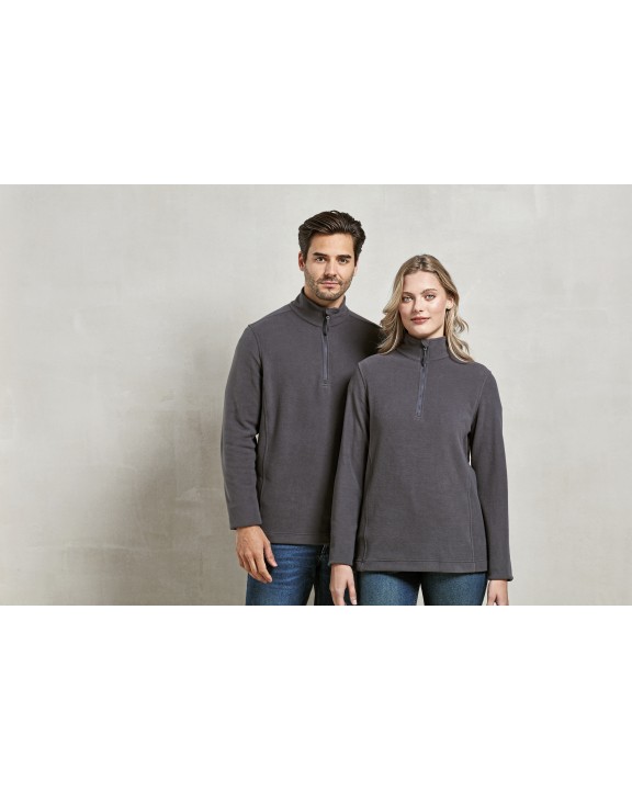 Laine polaire personnalisable PREMIER Unisex ´Recyclight´ 1/4 Zip Micro Fleece